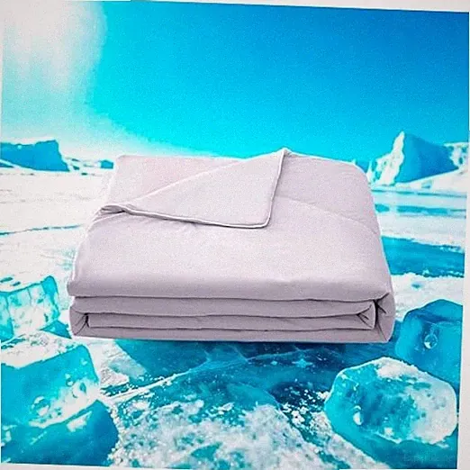 Cooling Blanket for Hot Sleepers & Night Sweats – Lightweight Queen Gray