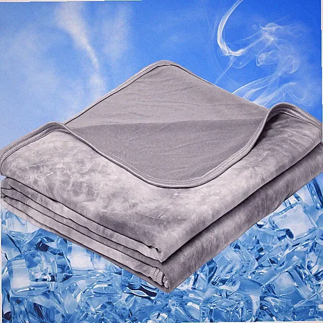 Cooling Blanket Queen Size (90"x90") Blankets for Hot Sleepers Absorbs Heat NEW