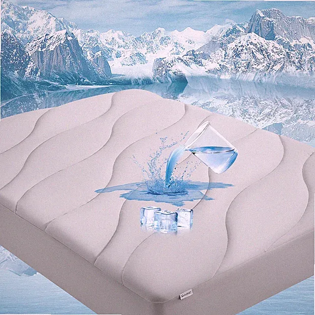 Cooling Soft Touch Mattress Pad, King or Queen Mattress Protector Waterproof