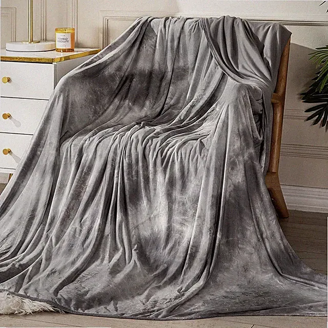 Cooling Throw Blanket for Night Sweats Decorative Tie Dye, Absorbs Heat to Keep