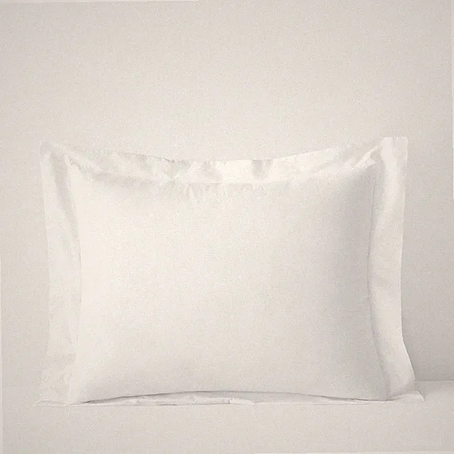 Premium Cool Supima® Cotton Percale Sham - White, Standard...